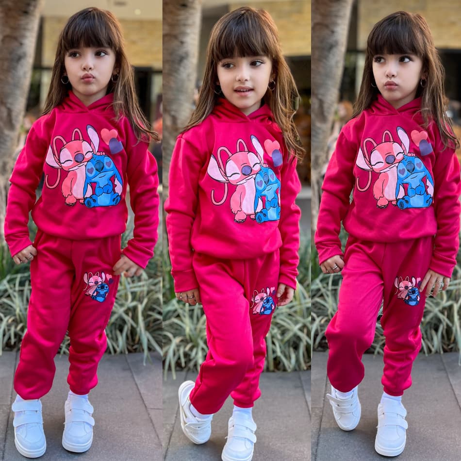 Conjunto De Frio Infantil Menina Agasalho Blusa + Calça Lançamento