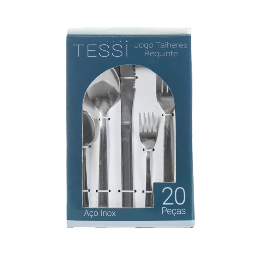 Jogo de Talheres Requinte Inox Tessi 20 peças