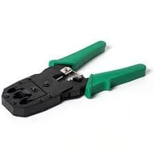 Alicate Crimpador Rj45 Rj11/Rj12 Cabo De Rede PROFISSIONAL Crimpar Desencapar E Cortar