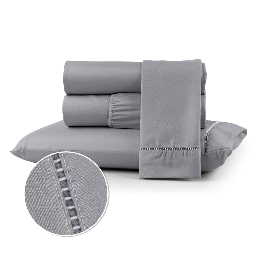 Jogo de Cama Lençol Elástico E Fronhas 2 E 3 Peças Berço Solteiro Casal Queen King Toque Extra Macio