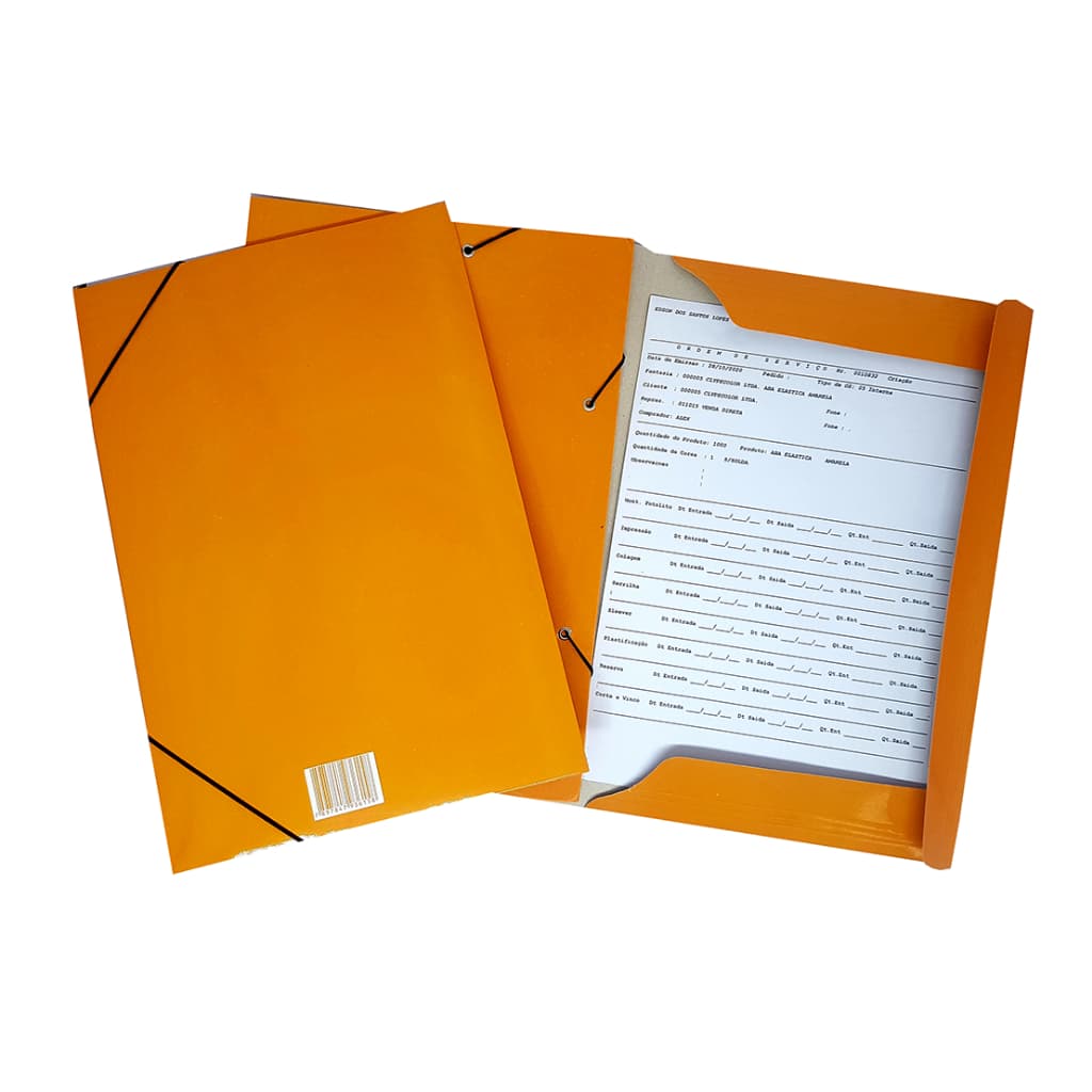 KIT 30 PASTAS ABA COM ELASTICO PLASTIFICADA ORGANIZAÇÃO NO TRABALHO DIVERSAS CORES QUALIDADE PREMIUM
