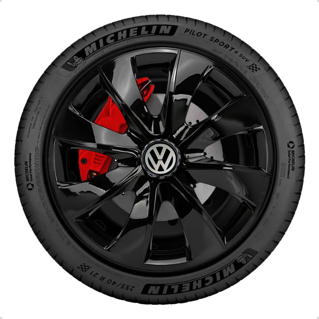 Kit 4 Carlota Reforçada Preta Aro 14 Vw Gol G1 G2 G3 G4 G5