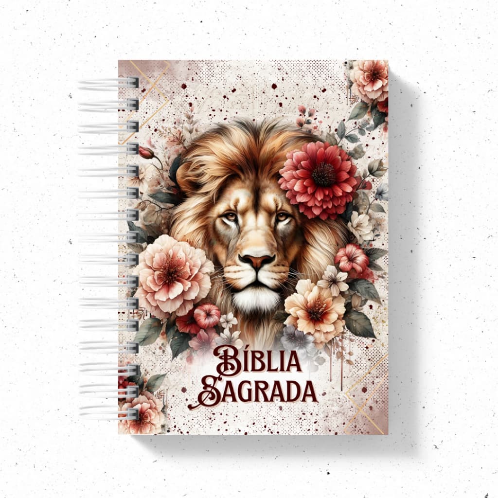Biblia / Harpa / Devocional - Leão Flores - Personalizado com o Nome