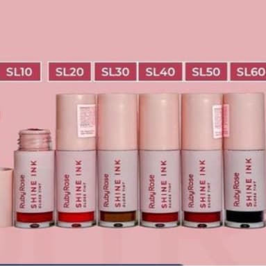 Gloss Tint Shine Ink labial Lip Gloss Linha Rosa Ruby Rose