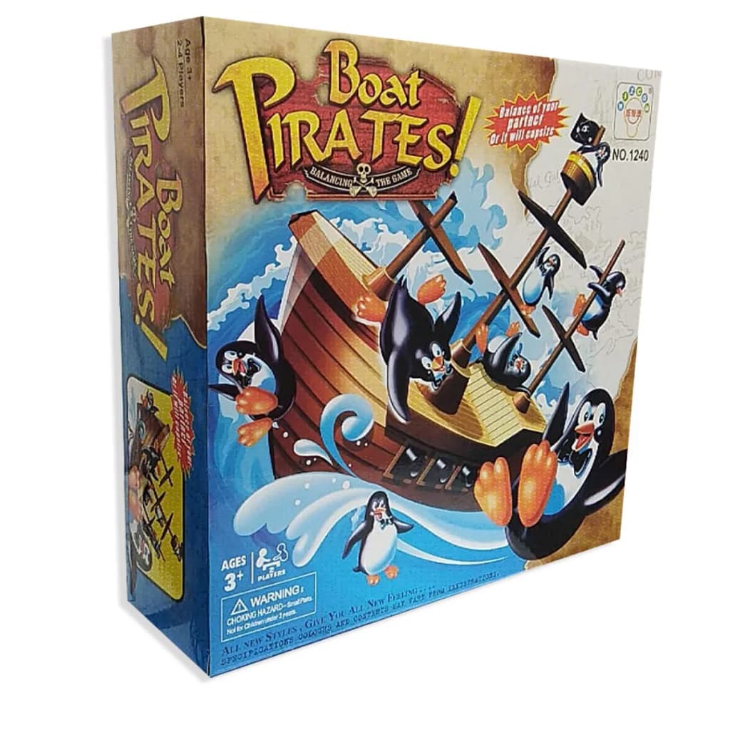 Jogo Infantil Navio Pirata Pinguins Equilibristas
