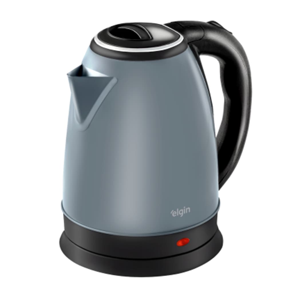 Chaleira Elétrica Inox Cinza Lunar 2 Litros 1200W 220V Elgin