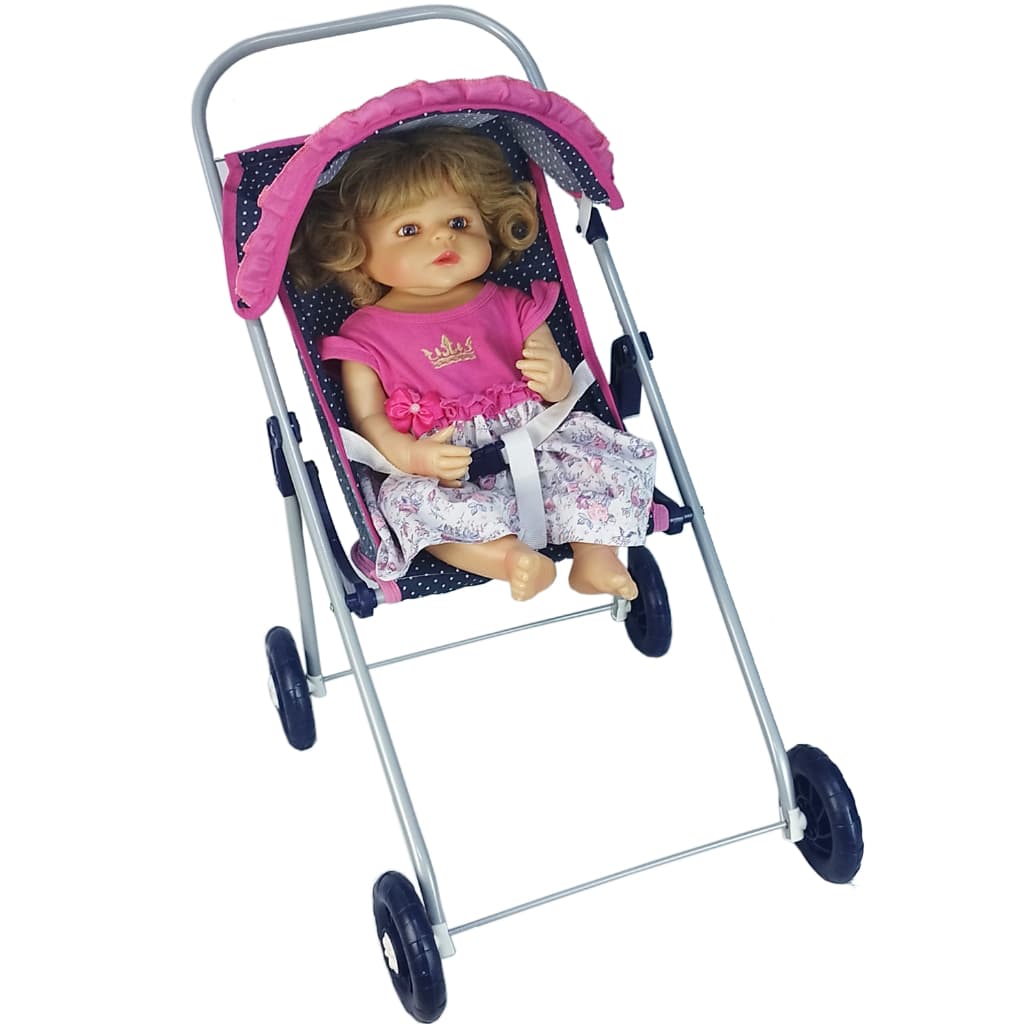CARRINHO DE BONECA BEBE ALIVE CADEIRA ROSA