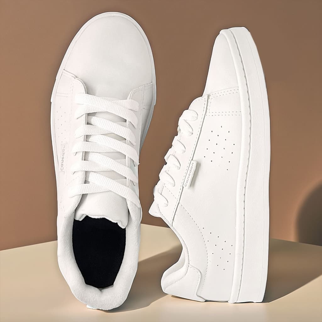 Sapato Tenis Masculino casual Confortavel Branco Dia A dia Envio Rapido!