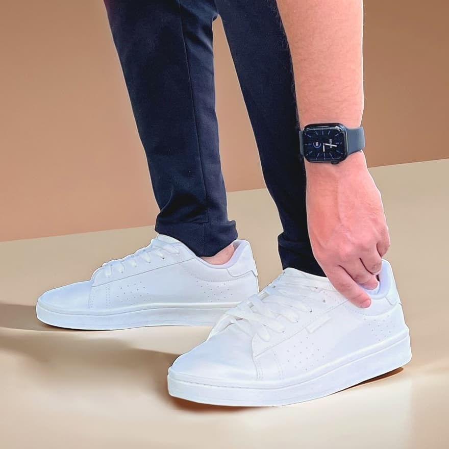 Tenis Casual Masculino branco Sapato Super moderno Confortavel Leve Versatil !