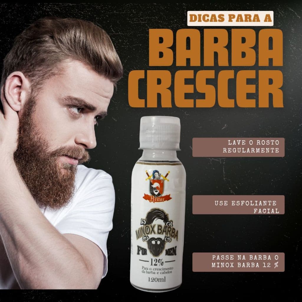 Tônico Crescimento Capilar, Barba e Sobrancelha - HEITOR