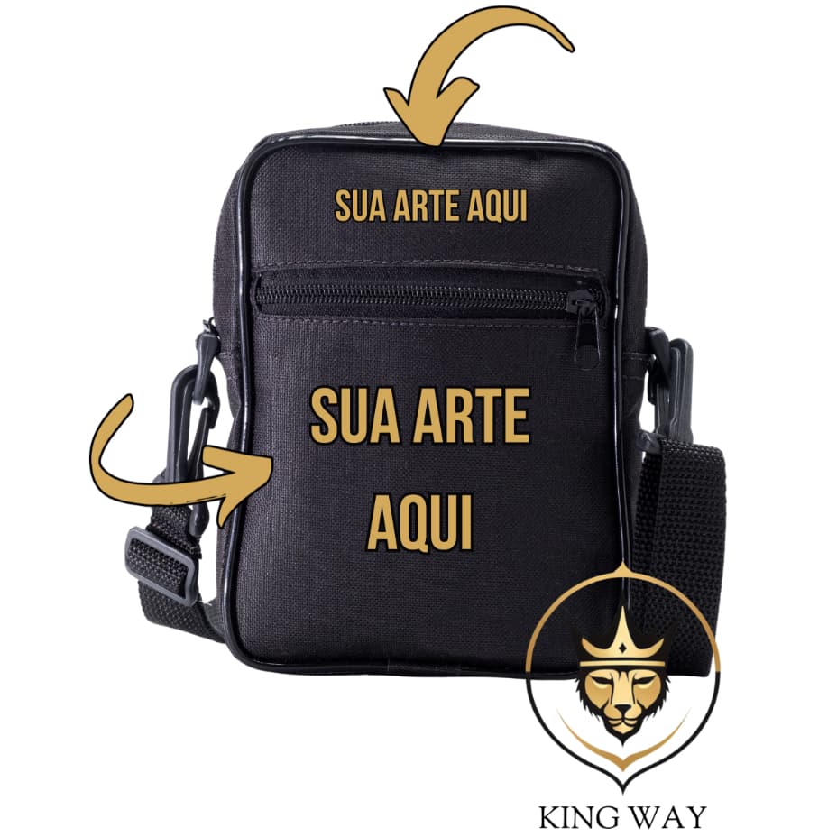 Personalizado Bolsa Mochila Masculina e Feminina Tiracolo Pochete Bolsa Transversal Shoulder Bag