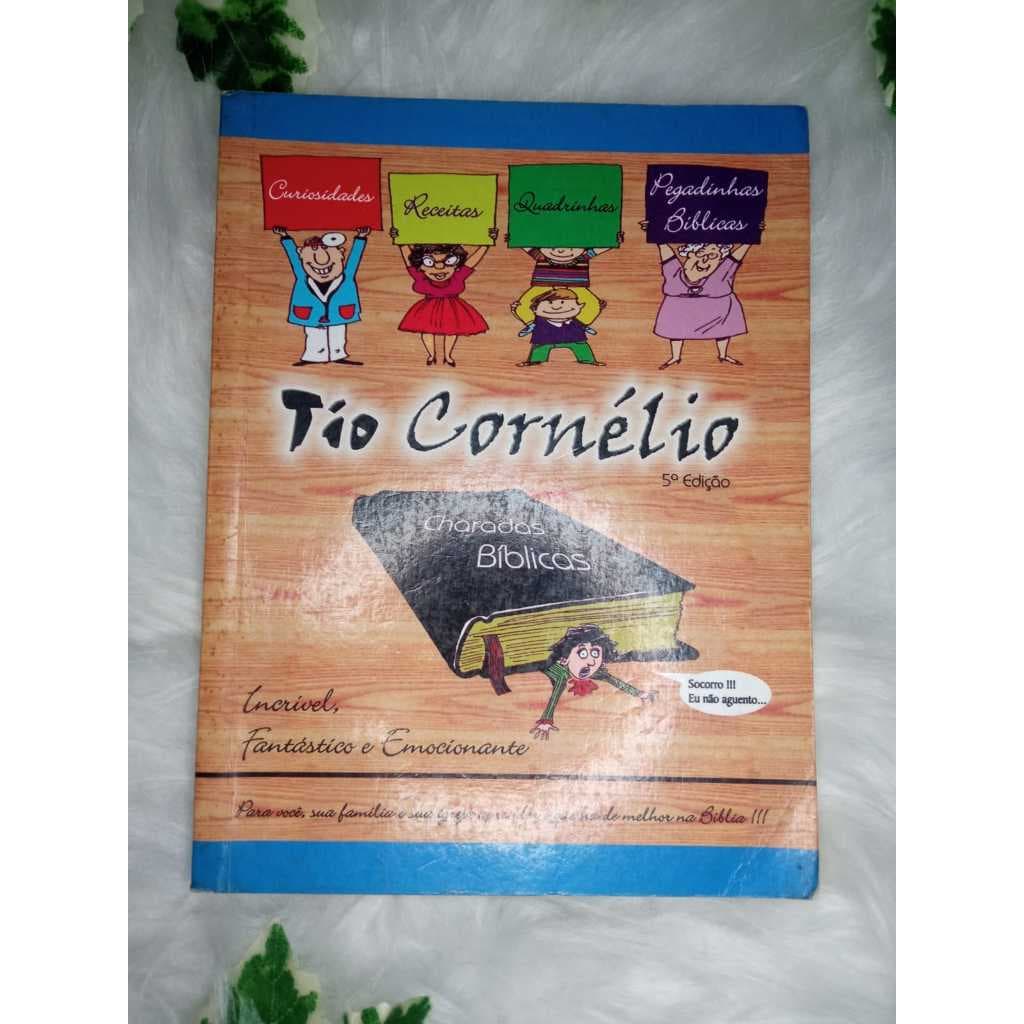 LIVRO USADO TIO CORNÈLIO livro de Charadas Bíblicas 300 novidades entre curiosidades bíblicas e outros/ tema Religião
