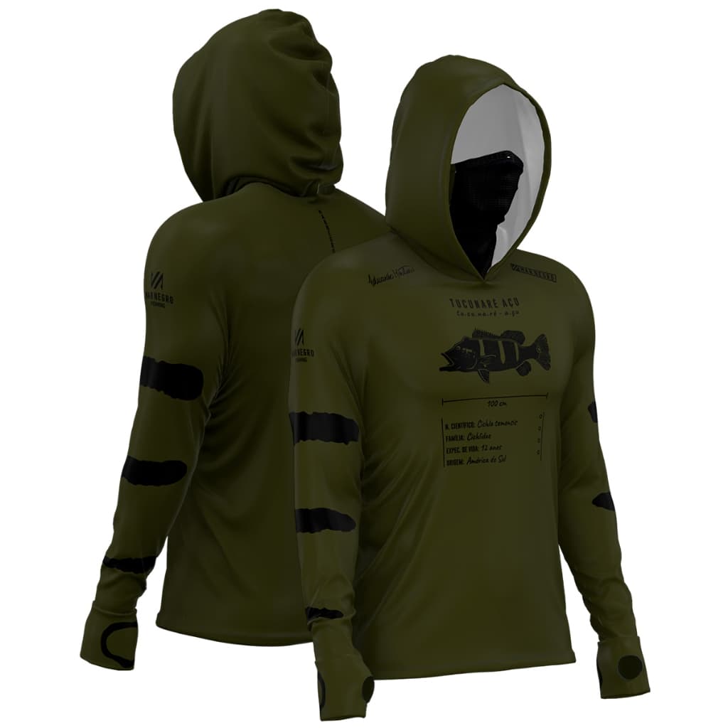 Camiseta x Protect 360 Sublimada Proteção UV 50+ Mar Negro