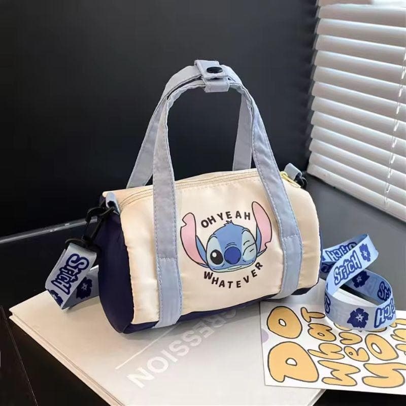 Bolsa Disney Stitch Com Alça E Transversal Passeio Ombro