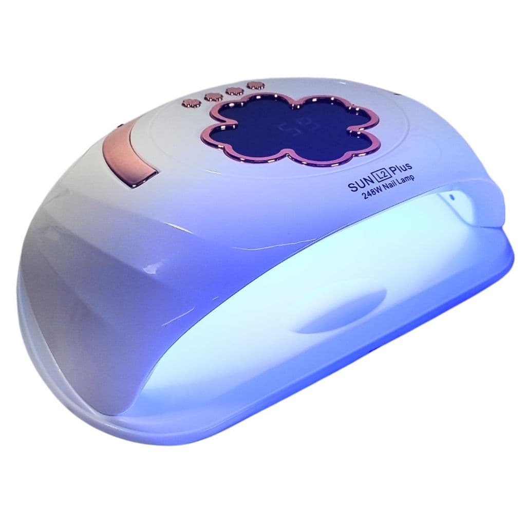 Cabine Profissional Sun L2 Plus 248w P/ Unhas Gel C/ 45 Leds Uv Led Bivolt - 2 Mãos Secagem Rápida