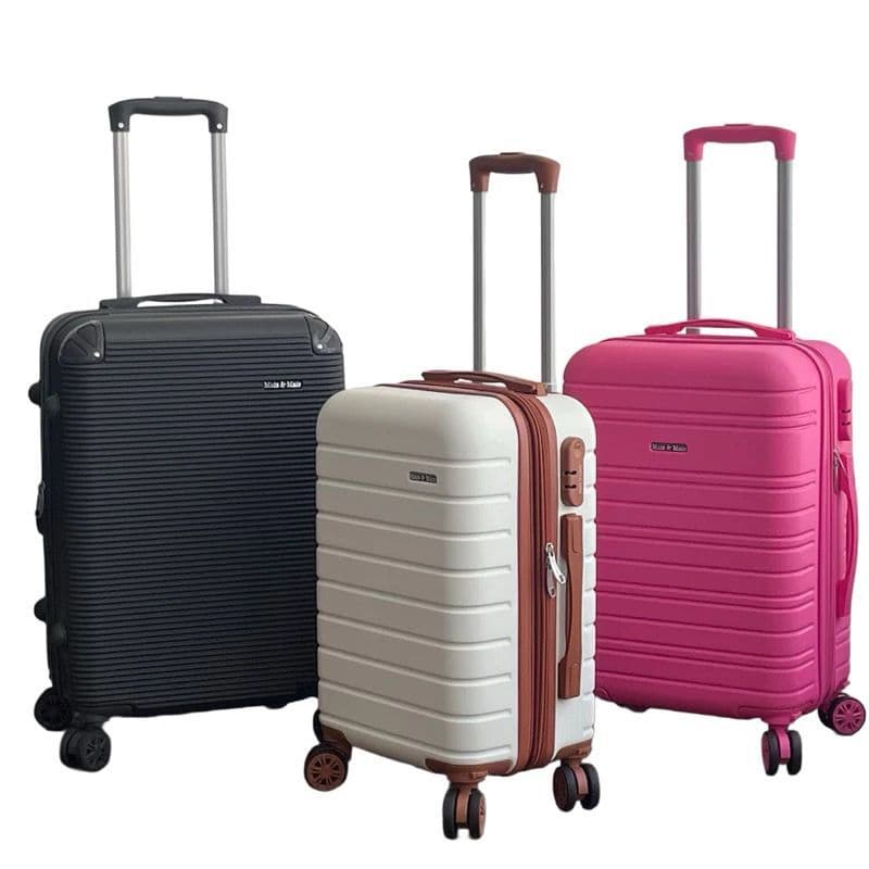 Mala de abordo 10KG,Mala de Viagem 10KG,Zíper Dupla,Rodinhas 360”,Material Alta Qualidade