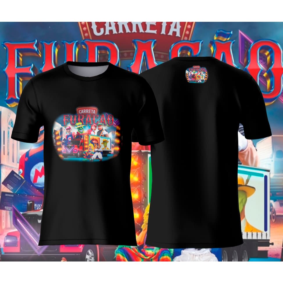 Camiseta Fofão Carreta Furacão Infatil e Adulto Varias Cores Disponivel 100% Algodão