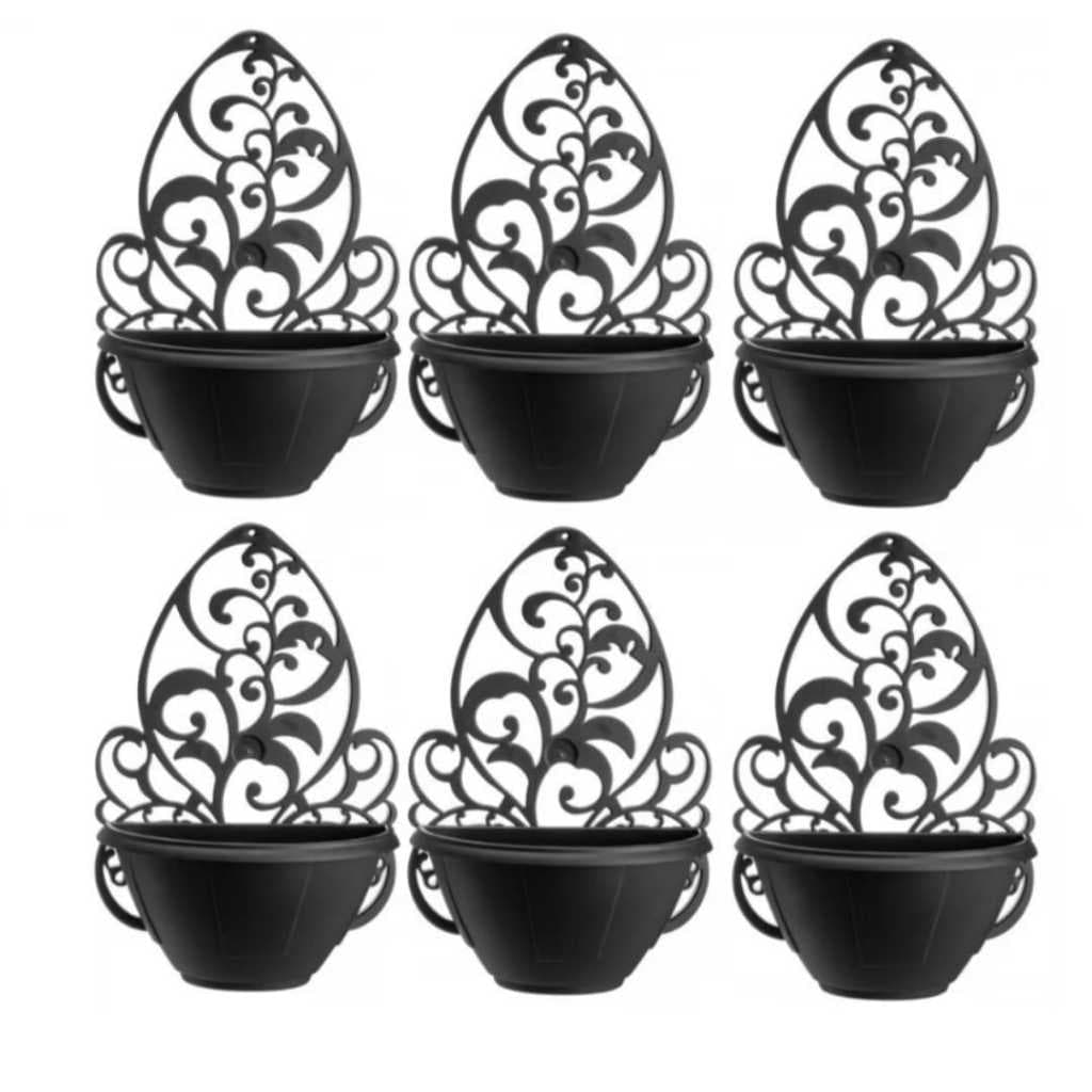 Vaso De Plantas  450 ml/ 2 litros /1 litro Preto - Vaso De Parede Para Planta Objetos De Decoração