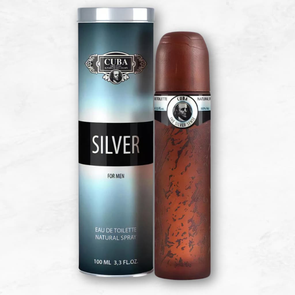 Perfume Importado Masculino Cuba Silver Men 100ml Eau de Toilette com Nota Fiscal Garantia Original