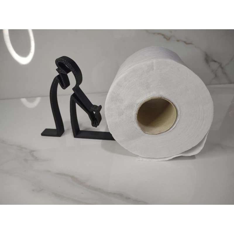 🧻 Suporte de Papel Higiênico Criativo – Design Divertido e Moderno - Casa & Decoração 🧻