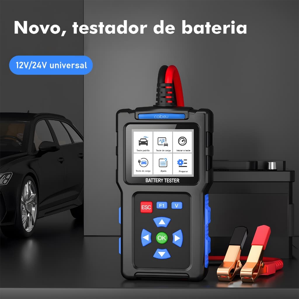 Testador de bateria inteligente 12V / 24V universal