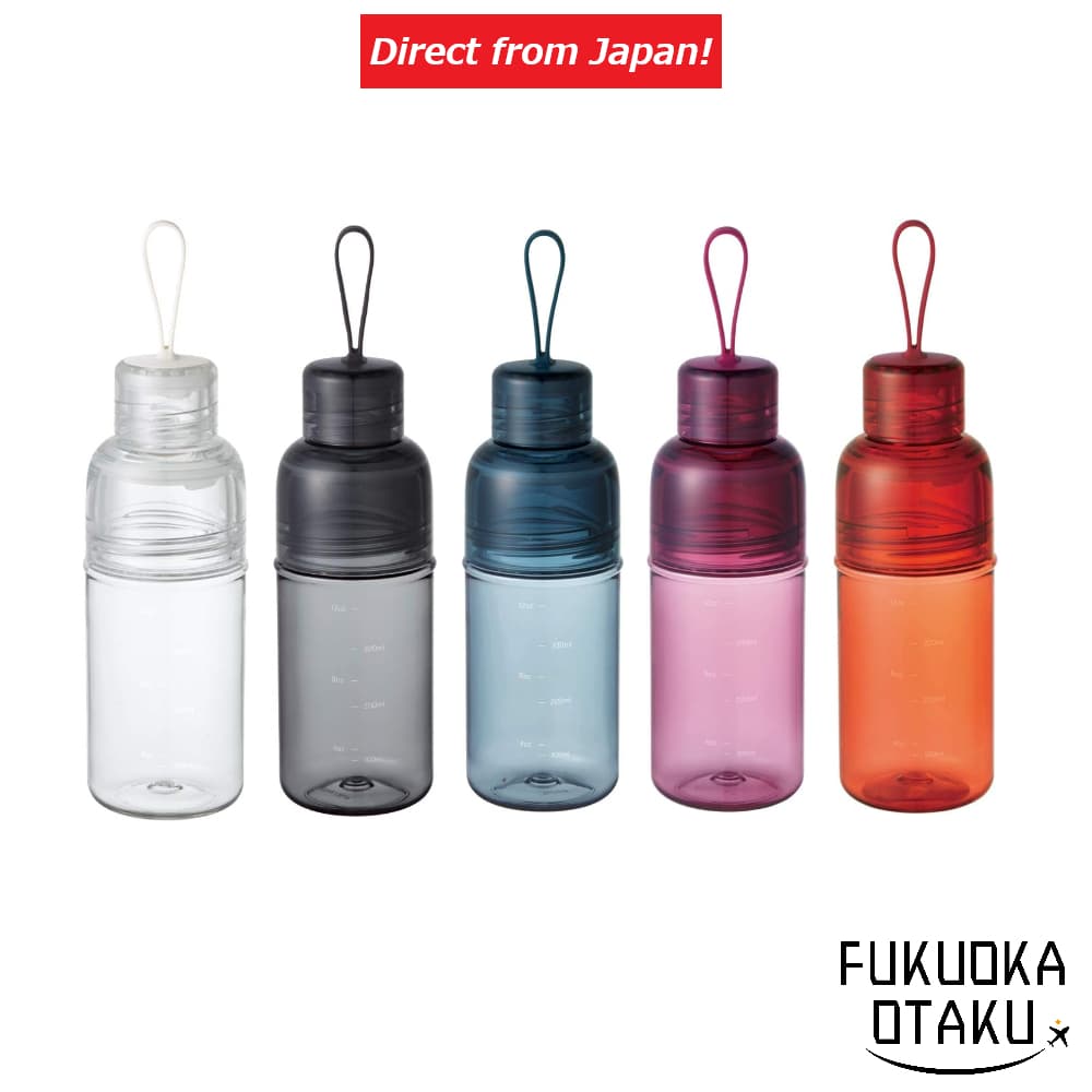 Garrafa Esportiva KINTO Workout Bottle 480ml 5 Cores com Alça de Silicone【Direto do Japão】
