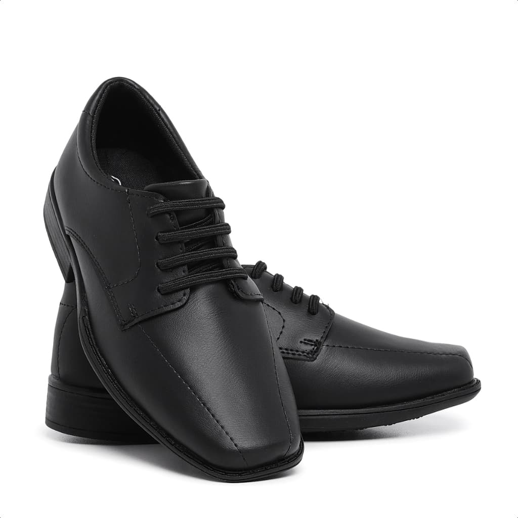 Sapato Social Infantil Masculino 447 Para Casamento Formatura Uniforme Pajem Promoção Schiareli