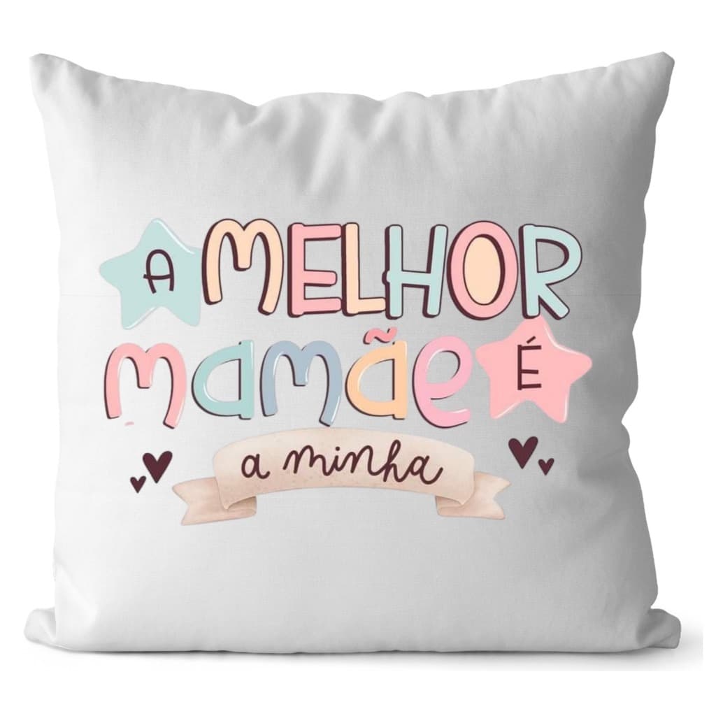 ALMOFADA 20X20 PERSONALIZADA DIA DAS MÃES COM ENCHIMENTO