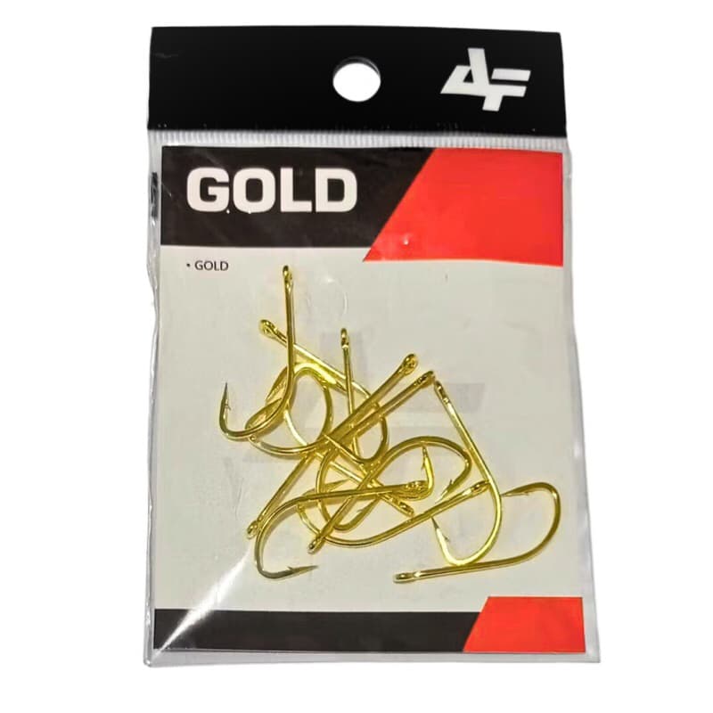 Anzol p/ Lambari Tilápia Piau Piapara Albatroz Fishing Gold com diversos tamanhos e quantiddes