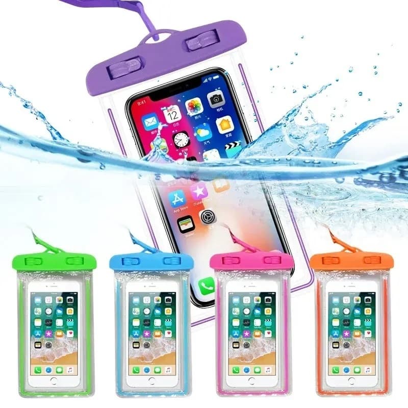 Capa Bolsa Aquática Para Celular Prova D'água Universal