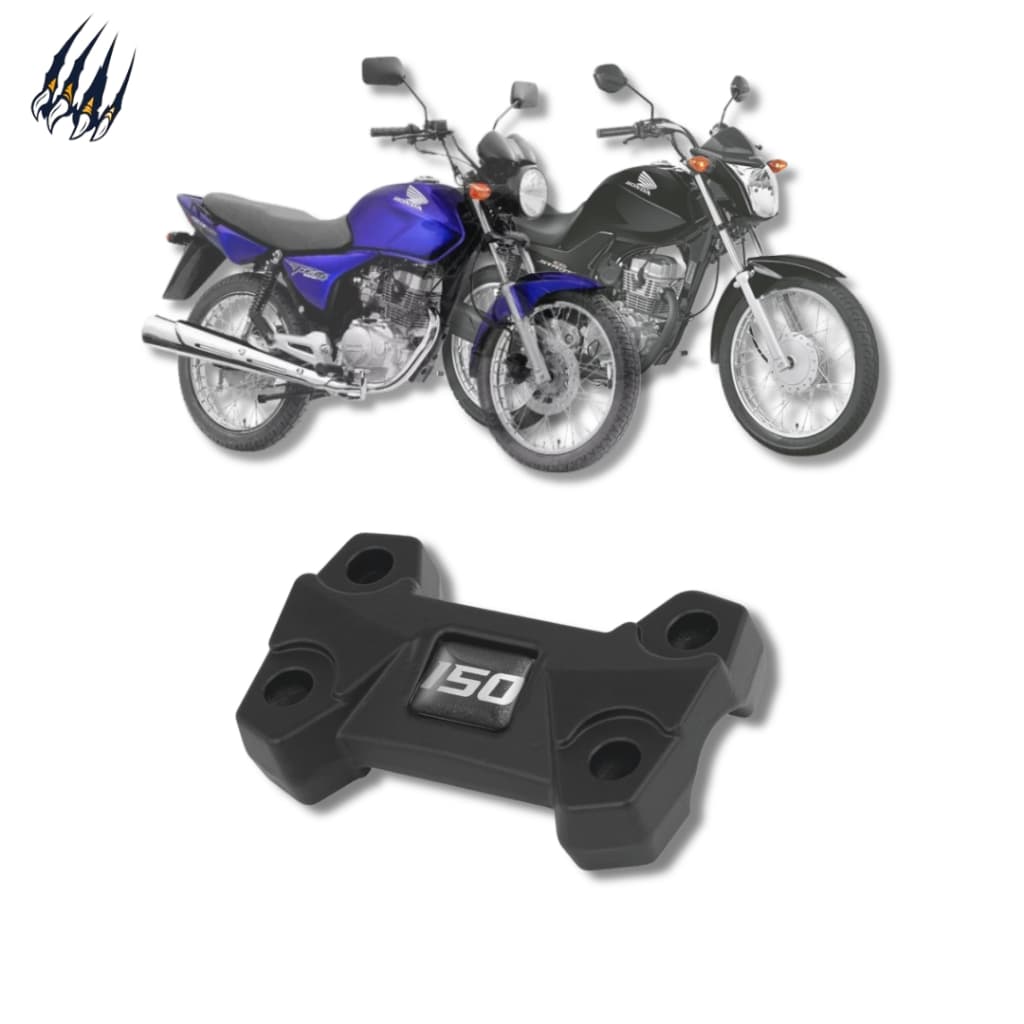 Mesa Cadeado De Guidão Moto Titan Fan Start Cargo 150 Suporte Prendedor Em Alumínio Pro Tork