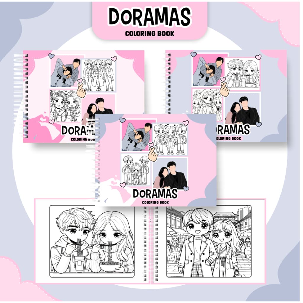 Livro de Colorir  – Edição K-Drama Dreams