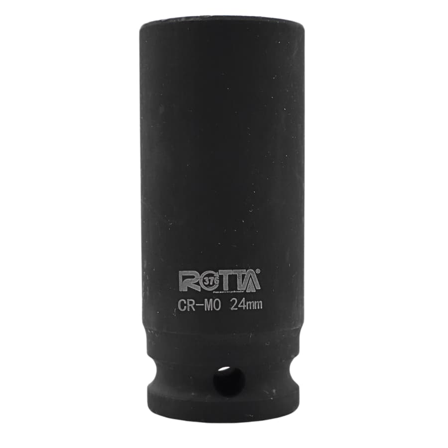 Soquete Impacto Longo 1/2 Pol X 24mm Sextavado Forte