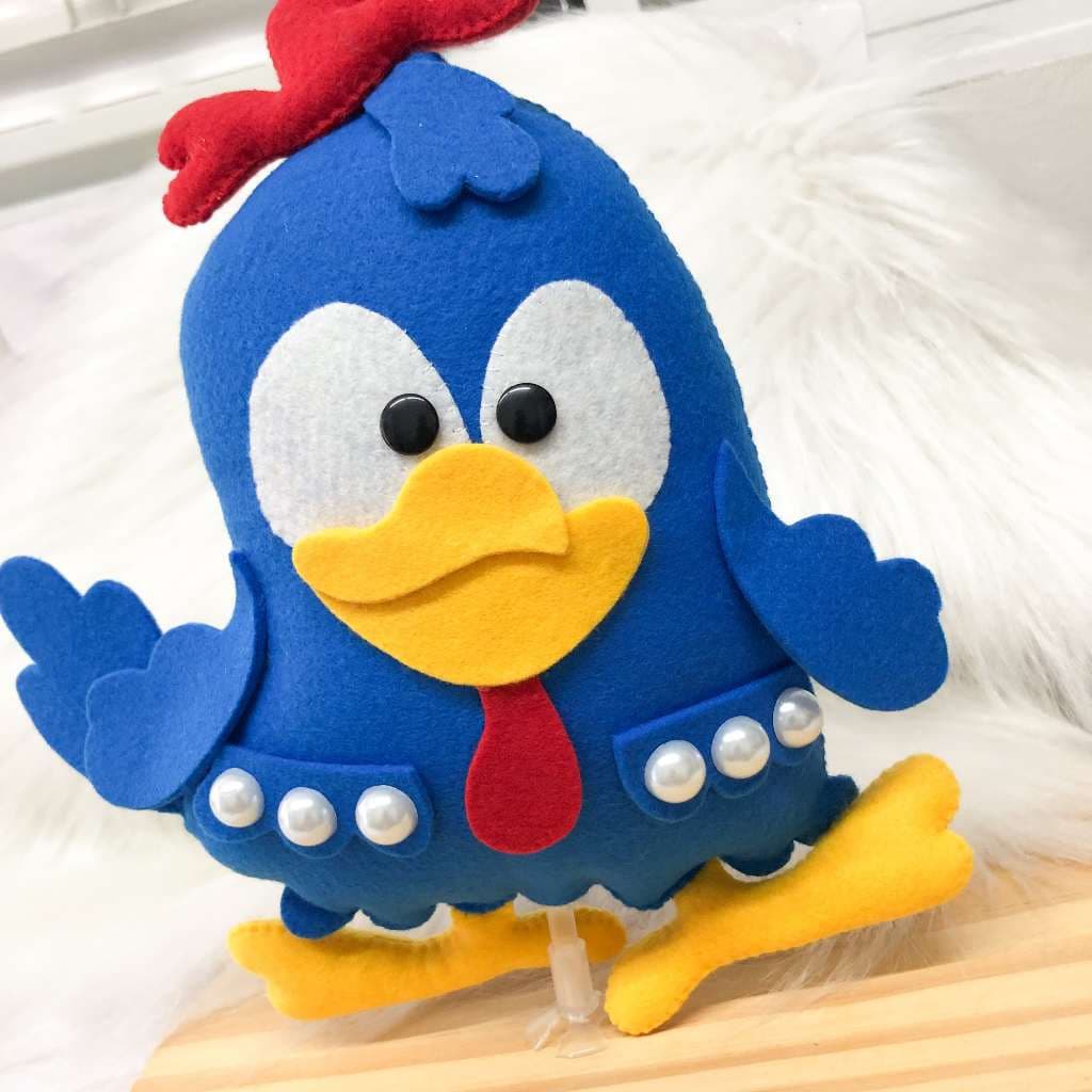 Galinha Pintadinha, 23 cm para decoração de Mesa