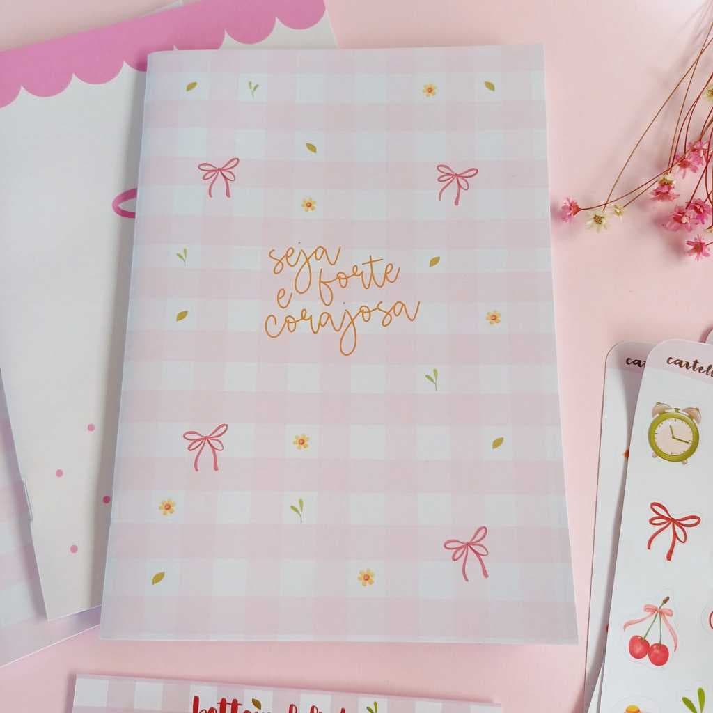 KIT COM 3 CADERNINHOS COLEÇÃO CHERRY, MONTE DO SEU JEITO ESCOLHA AS OPÇÕES NA DESCRIÇÃO DO ANÚNCIO