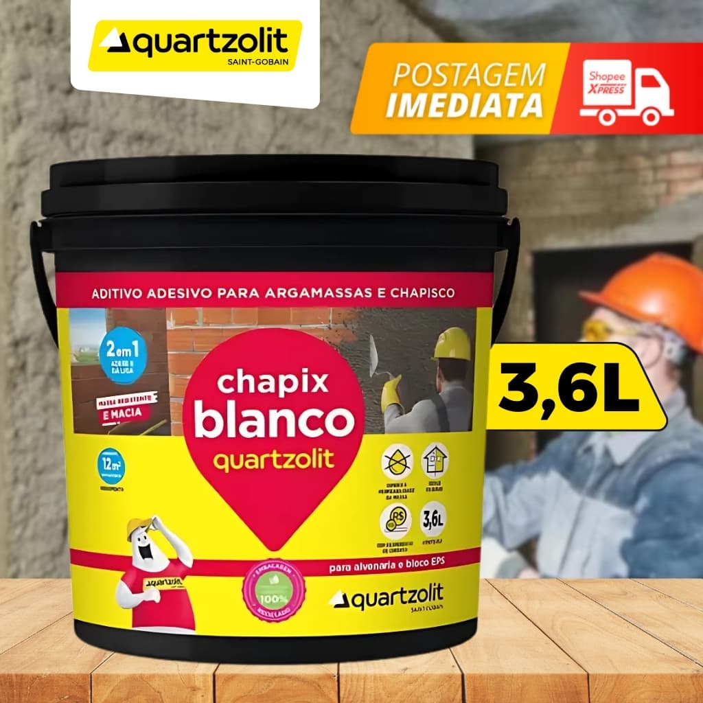 Chapix Blanco Bianco Quartzolit 3,6 Litros