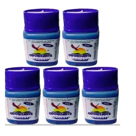 KIT CHEIRINHO 5 UNIDADE ODORIZANTE UVA  10ML ODORIZAN