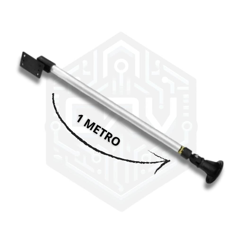Suporte Prolongador P/ Sensor e Câmeras de Segurança de Alumínio 1 Metro | Suporte CFTV