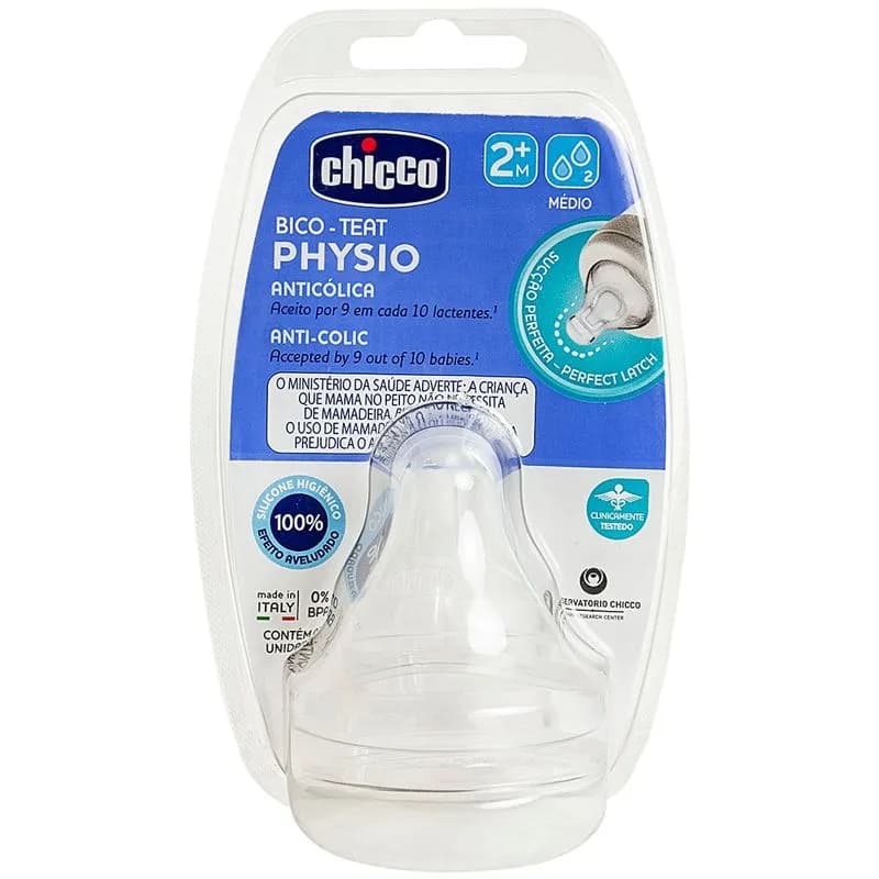 Bico Perfect5 Fl Médio (2M+) - 2UND Transparente - CHICCO