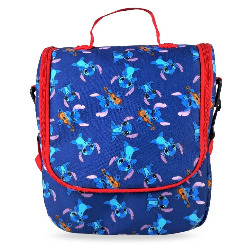 Lancheira Térmica Infantil Escolar Stitch Azul