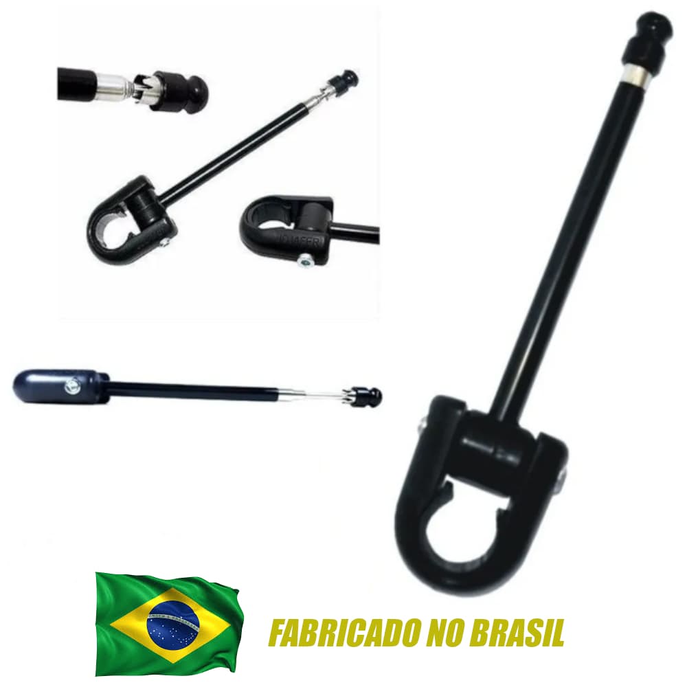 Antena Corta Pipa M5B Jojafer Moto Twister Xre Bros Cg 160 Titan Fan Pcx Fazer Lander