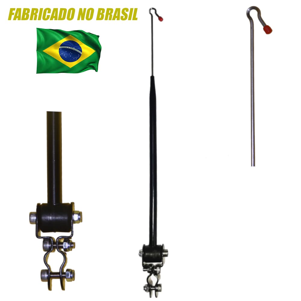 Antena Corta Pipa Jojafer Universal Haste Retrovisor Cg 160 Fan Titan Pcx Nmax Lander Fazer Elite HRAP11