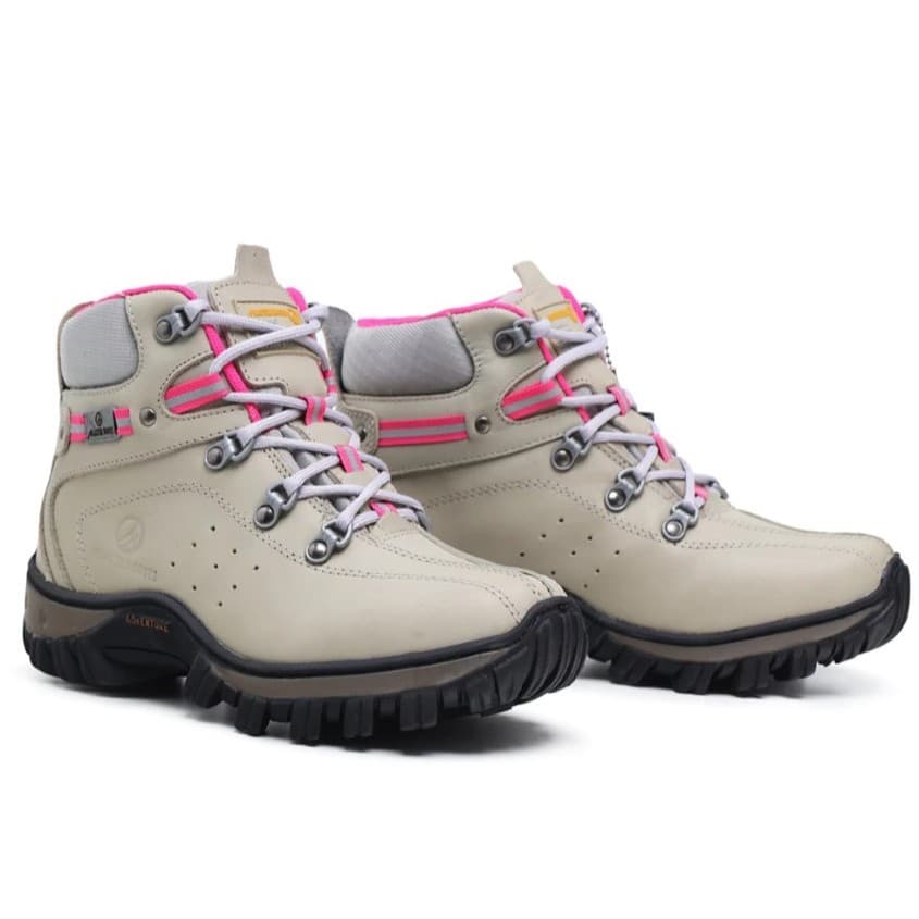 Bota Coturno Caterpillar Em 100% Couro Feminina 50%OFF PROMOÇÃO
