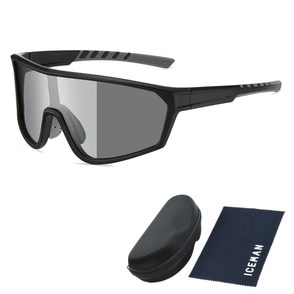 Óculos de Sol Esportivo Ciclismo Fotocrômico Grande Escurece no Sol Iceman 339F Original