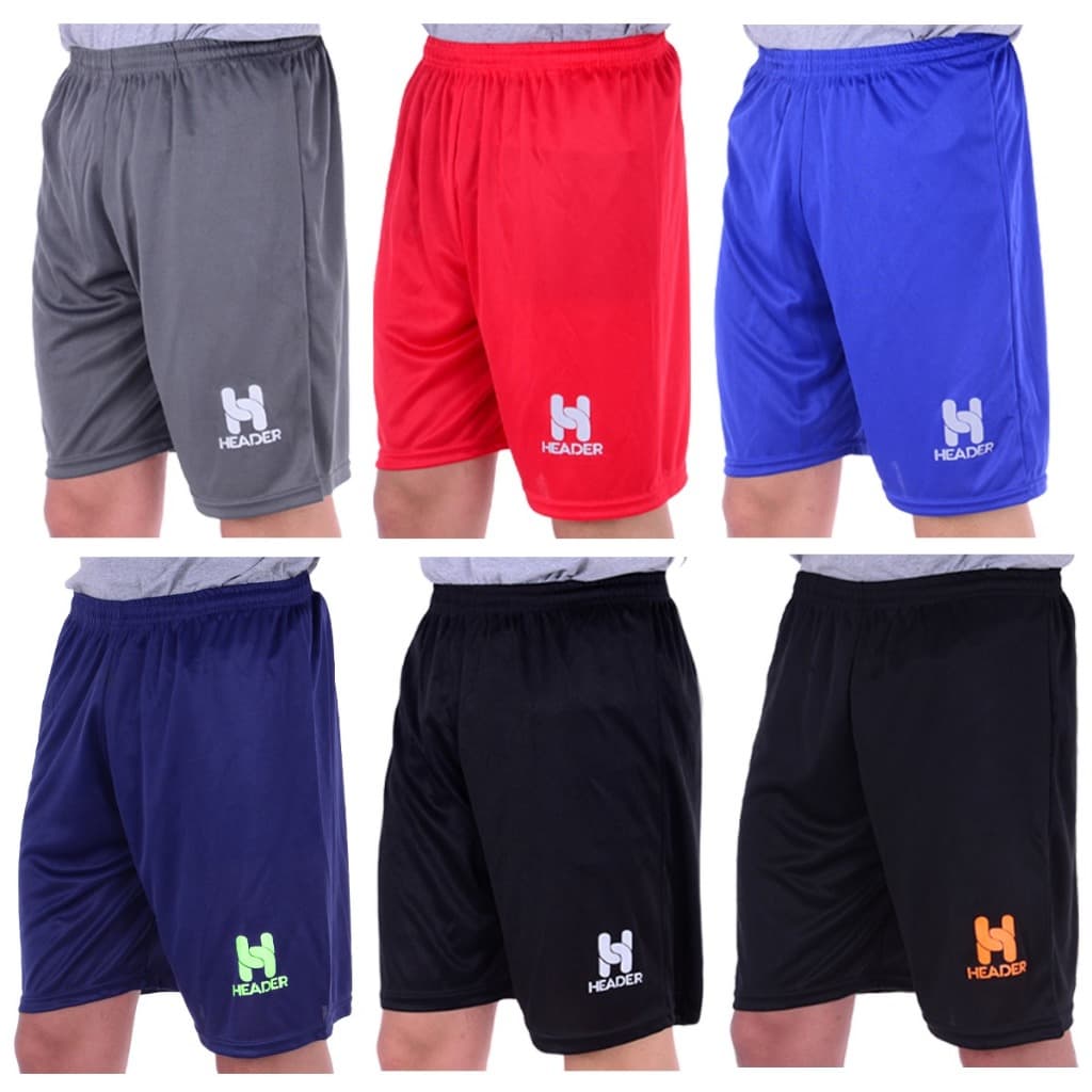6 Shorts Atacado Header Masculino Calção Futebol Academia Short Viagem Praia Verão
