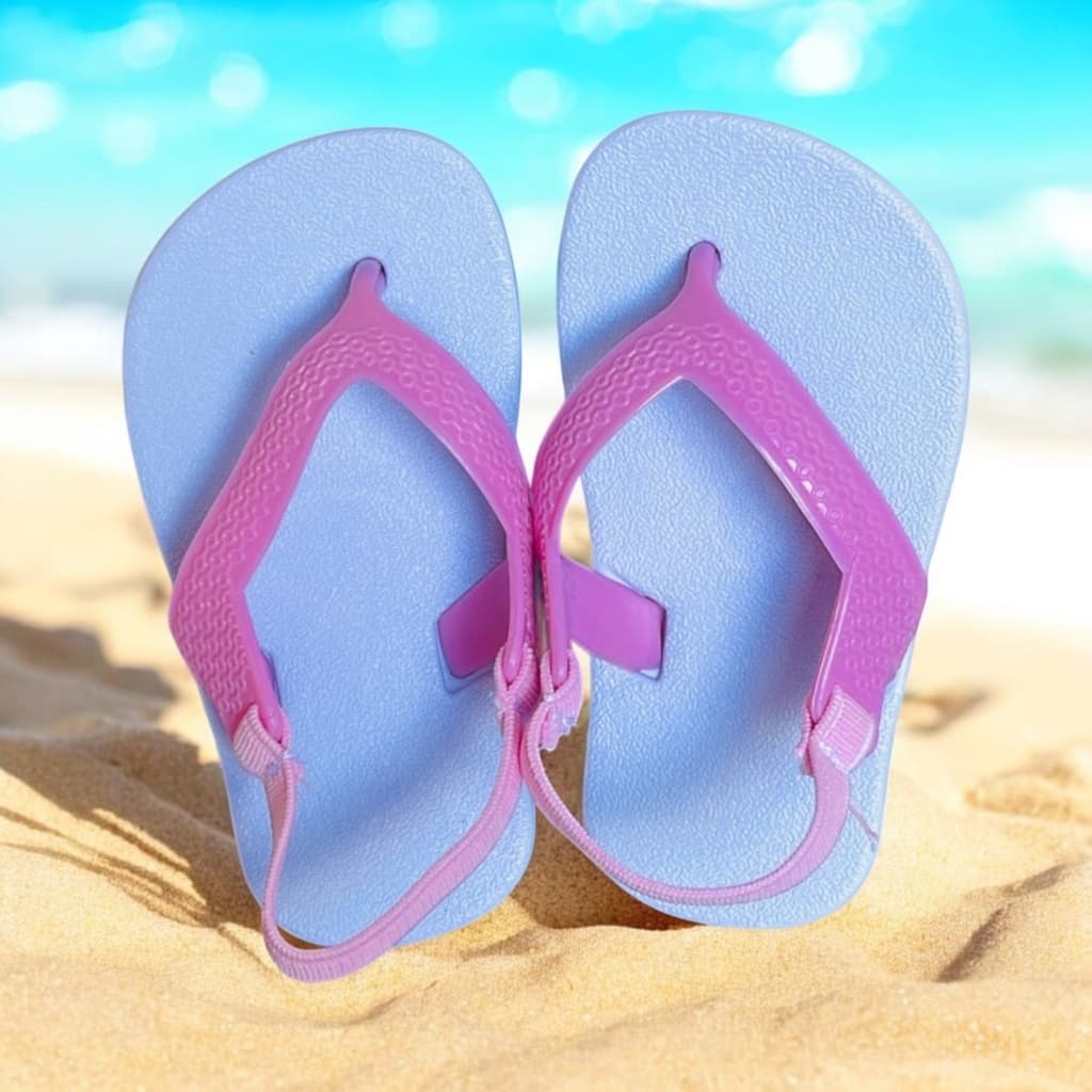 Chinelo infantil baby com Elástico PARA PERSONALIZAR meninas meninos ref.15