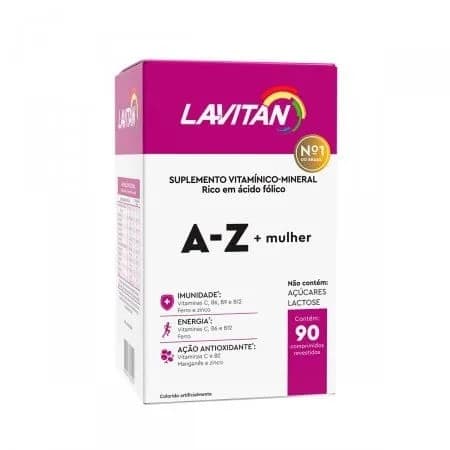 Suplemento Lavitan Mais Mulher c/90 Cápsulas