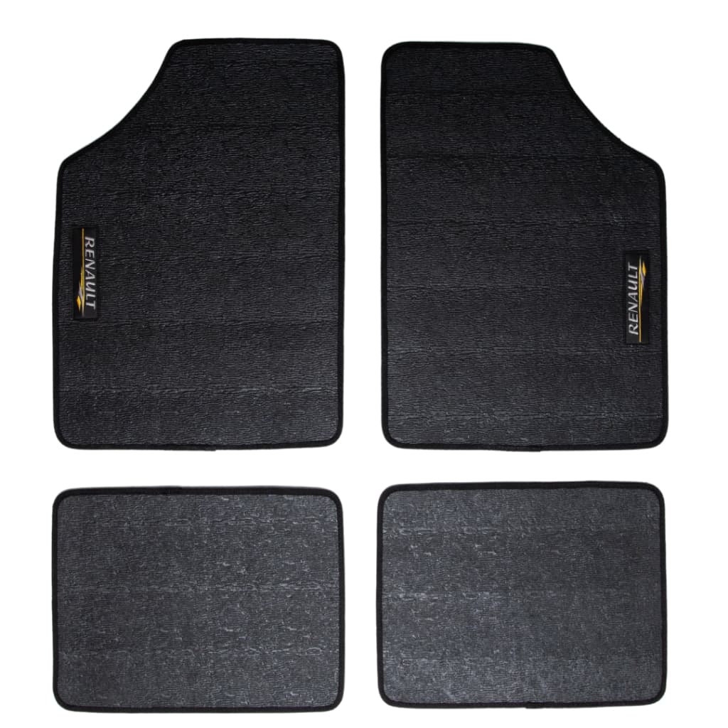 Tapete Automotivo Para Renault Sandero Stepway Emborrachado Impermeável Sem Odor Base Pinada Fixação