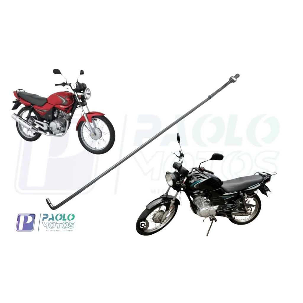 Varão Vareta traseiro Completa Ybr 125 de 2002 até 2008 Factor 125 até 15   Marca: Max / Arbyn