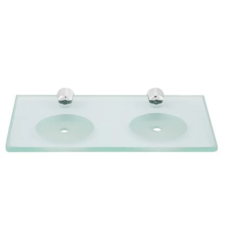 Saboneteira Em Vidro Incolor Com Furo Para Escoar A Água Dupla 6mm